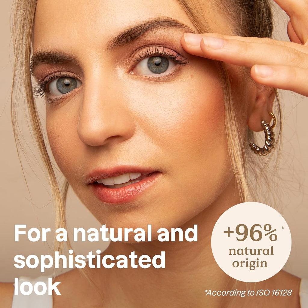 Oceanly Pink Makeup Set, EWG Verified Eyeshadow and Lash Serum Infused Mascara, Vegan Beauty, Set of 3 Products