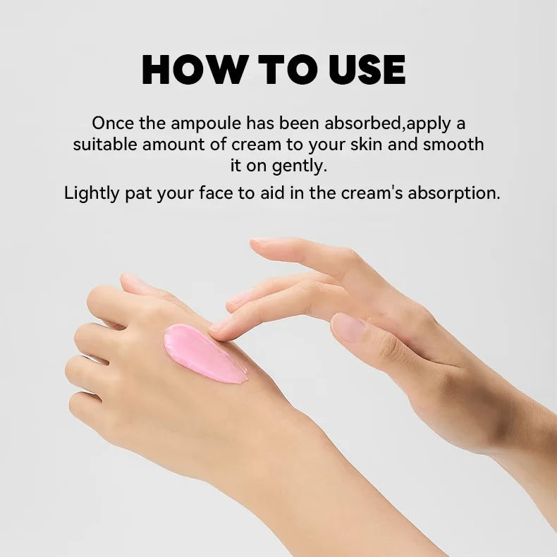 Pink Spicule Pore Tightening Anti-Aging Serum,Face Moisturizing Smoothing Hydrating Brightening Ampoule,Korean Glowing Skincare