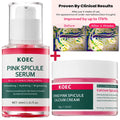 Pink Spicule Pore Tightening Anti-Aging Serum,Face Moisturizing Smoothing Hydrating Brightening Ampoule,Korean Glowing Skincare