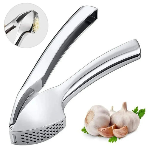 1PCS Stainless Steel Kitchen Garlic Masher Large Manual Garlic Pressing Set Kitchen Small Tool