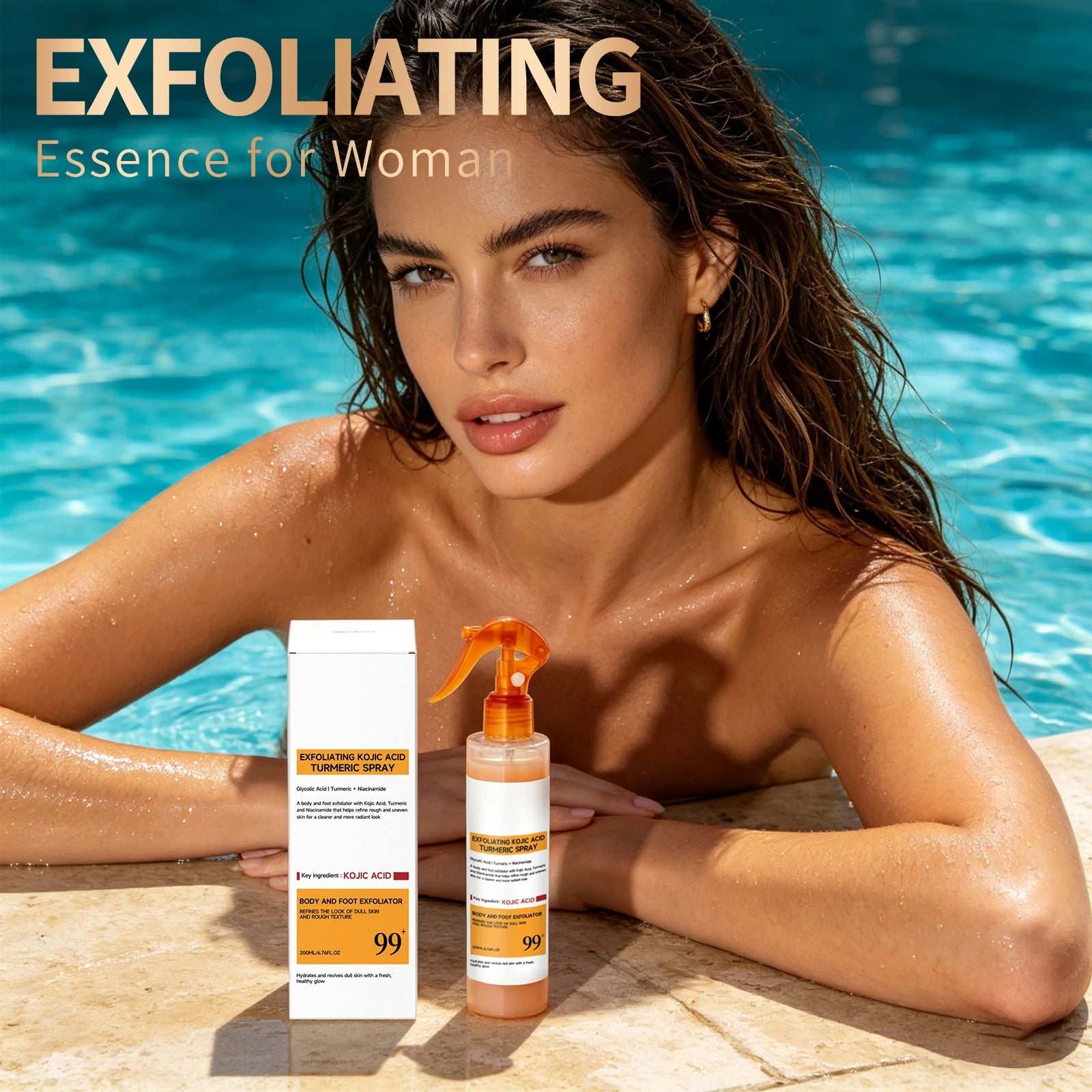 Nicotinamide Exfoliating Essence Hydrating Moisturizer Korean Skin Care Remove Dead Skin Facial Exfoliating Brightening Serums